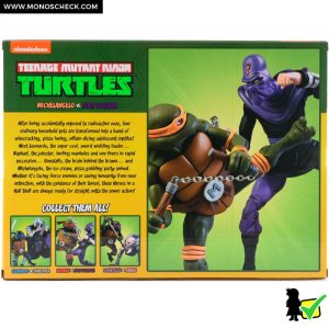 Michaelangelo vs Foot Soldier Cartoon Collection Action Figure 2-Pack - Image 3