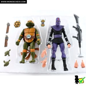 Michaelangelo vs Foot Soldier Cartoon Collection Action Figure 2-Pack - Image 6