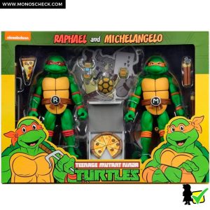 Raphael and Michaelangelo Cartoon Collection Action Figure 2-Pack - Image 6