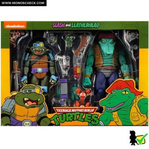 Slash and Leatherhead Cartoon Collection Action Figure 2-Pack - Image 7