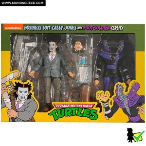 Business Suit Casey Jones and Foot Soldier (Split) Cartoon Collection Action Figure 2-Pack - Image 2